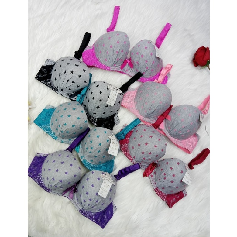 Bra BH PUSH UP / Kawat Busa Tebal  / BH MUTU Bagus / BH Kawat / YY BINTANG 740