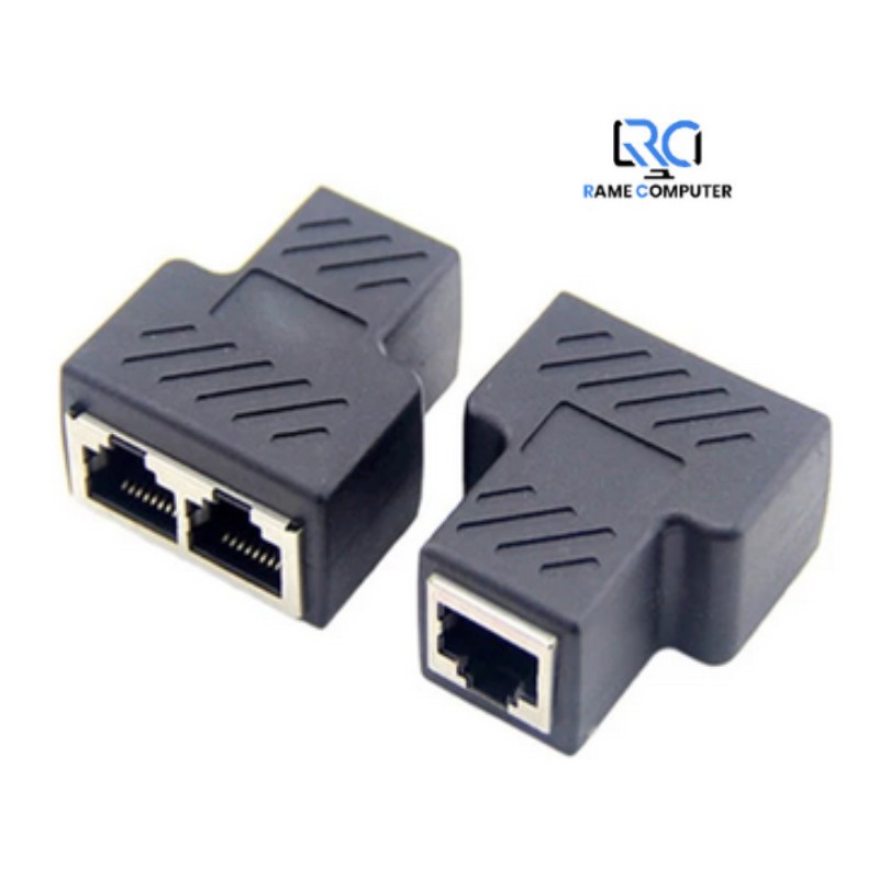 Barel Double RJ45 Cat 6 Female To Female Penyambung LAN Cat6 Besi