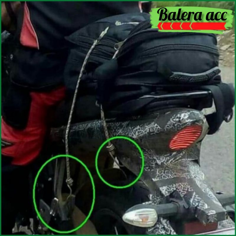 Tali Ikat Barang Di Motor Praktis Karet Kuat Awet Fleksible 1 Meter