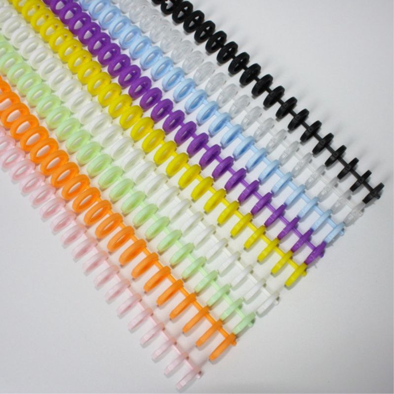 

Ring Binding Binder Loose Leaf 30 Holes Ukuran A5 A4 B5 spiral bahan plastik