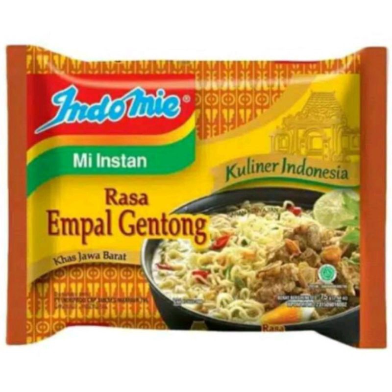 

mie instan indomie rasa empal gentong per 1 bungkus