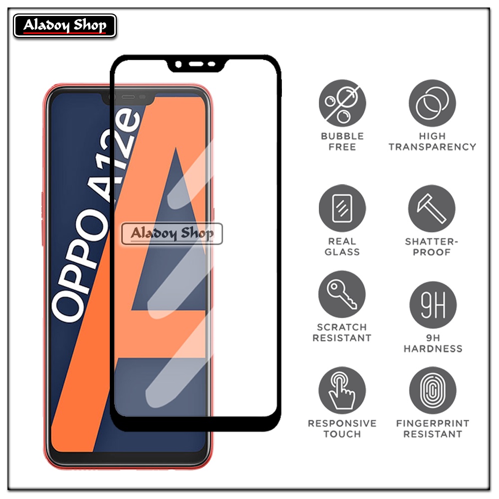PAKET 2 IN 1 Tempered Glass Layar Oppo A12e + Tempered Glass Camera
