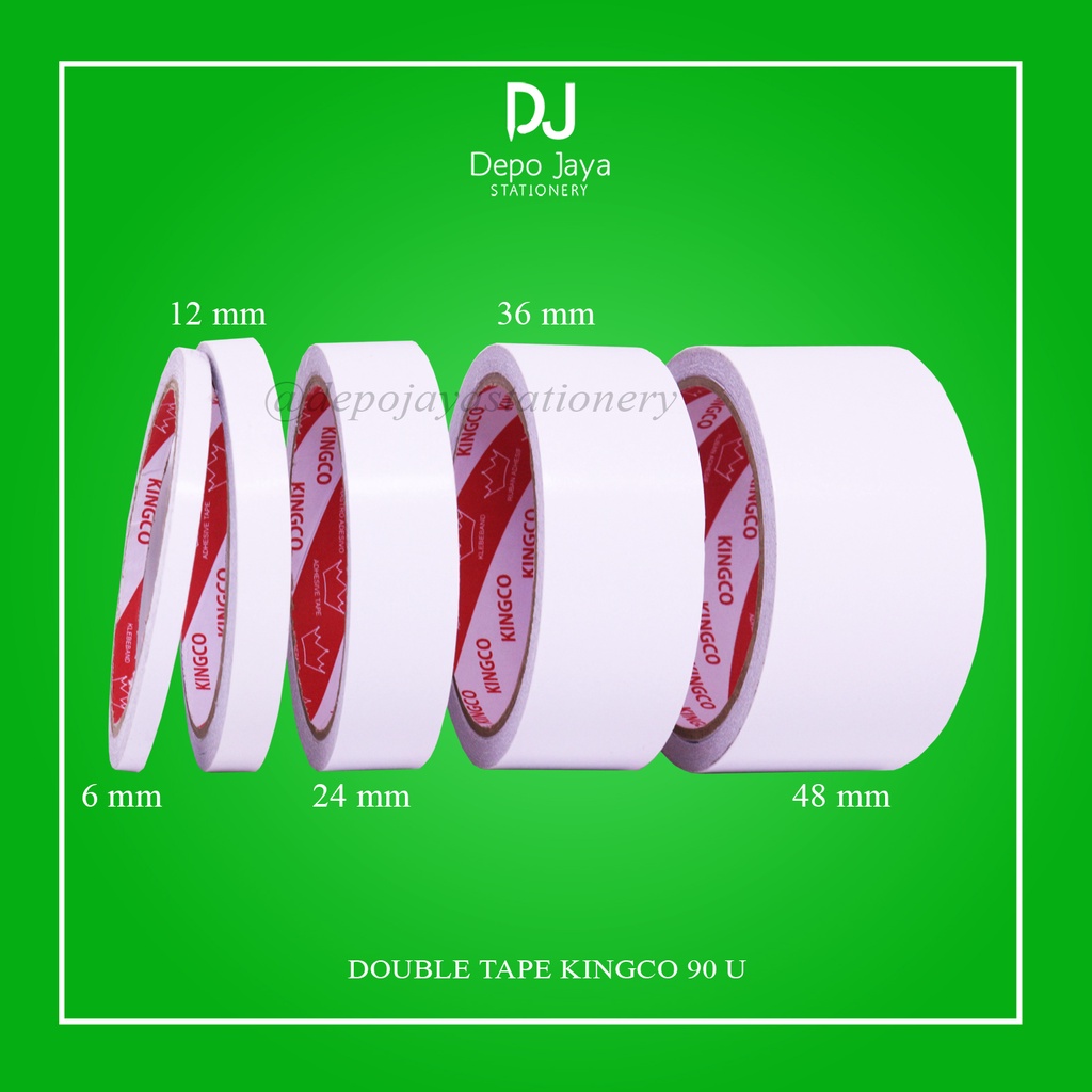 

Isolasi Double Tape KINGCO 9 Meter