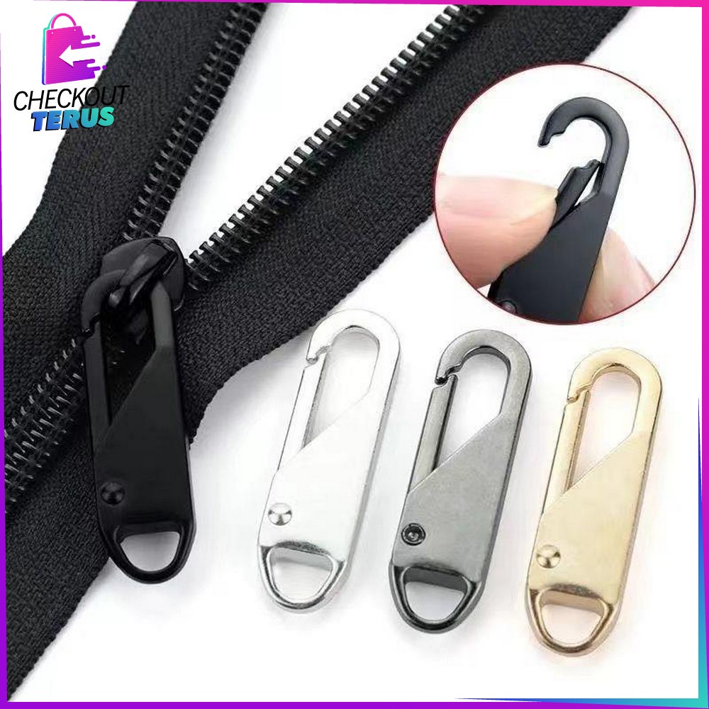 CT C637 Pengait Restleting Universal Zipper Cantelan Gantungan serbaguna Alat Penarik Sleting Bisa Dilepas Pasang