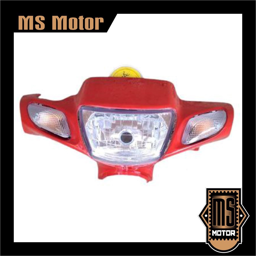 batok f1zr / batok depan fiz r set lampu warna MERAH