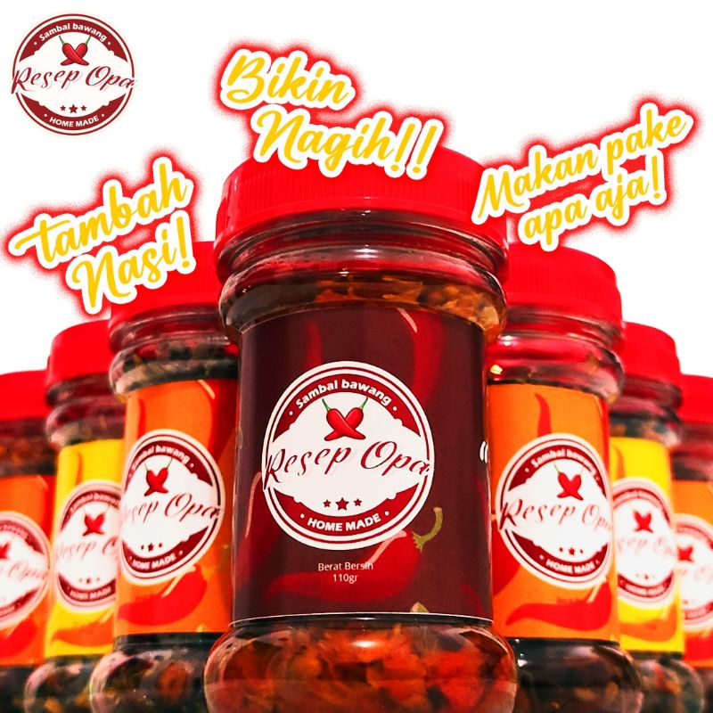 

SAMBAL BAWANG | CAKALANG | TERI KACANG | PAKET KOMPLIT | SAMBAL RESEP OPA