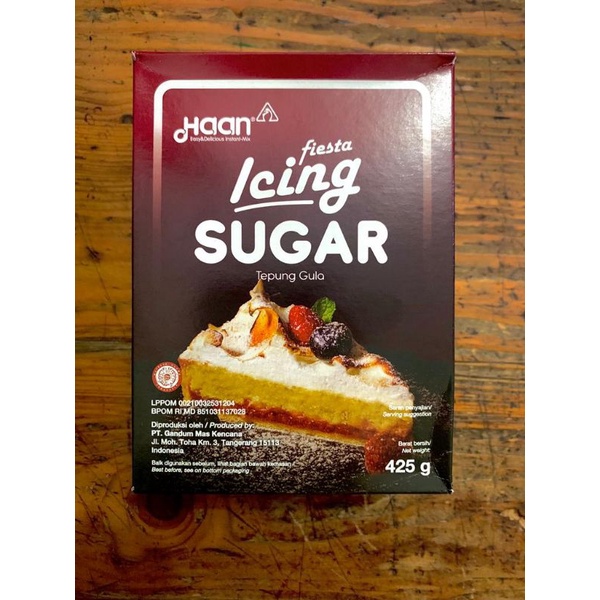 

Haan Icing Sugar Fiesta 425gr