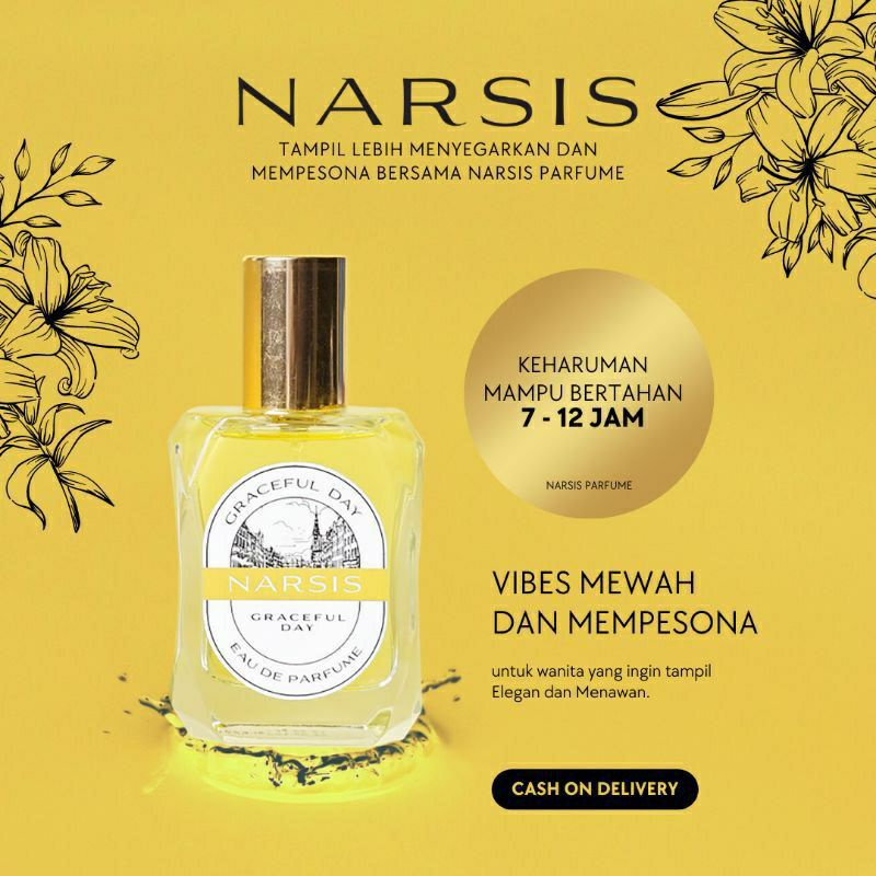 NARSIS Graceful Day Parfum EDP Wanita Kesukaan Pria