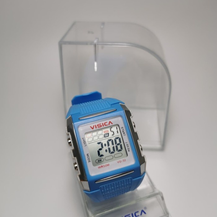 Jam Tangan  jam tangan anak segi digital sporty water resist visica skmei casio - Biru Muda awet ter
