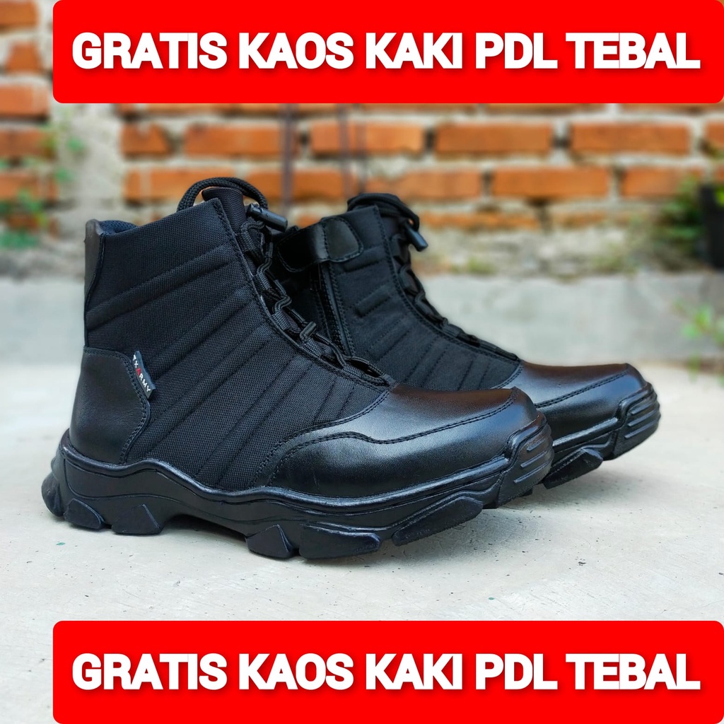 SEPATU PDL NINJA PENDEK KULIT SAPI ASLI MERK TXARMY SEPATU PDL DINAS LAPANGAN TNI POLRI SECURITY SATPAM SEPATU PDL POLANTAS MODEL TERBARU