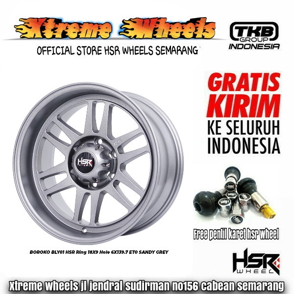 VELG OFFROAD RING 18 LEBAR 9 STRADA TRITON RANGER HILUX PAJERO RPF-1