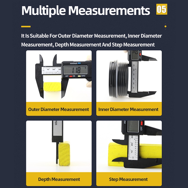 【COD+Dalam stok+Pengiriman Cepat】Digital Caliper Meter Jangka No Digital 0-150MM Jangka Caliper Sorong Sigmat Digital LCD Screen/Jangka Sorong Sketmat Digital Vernier Caliper Murah Carbon Digital Vernier Kaliper