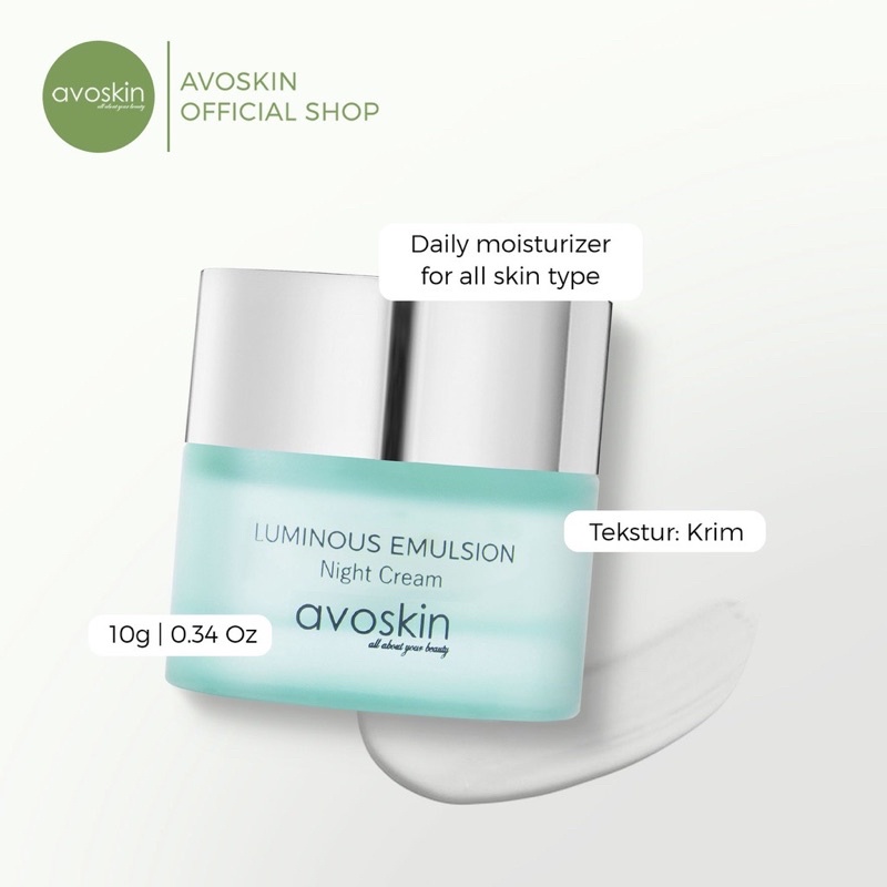 AVOSKIN Luminous Emulsion Night Cream