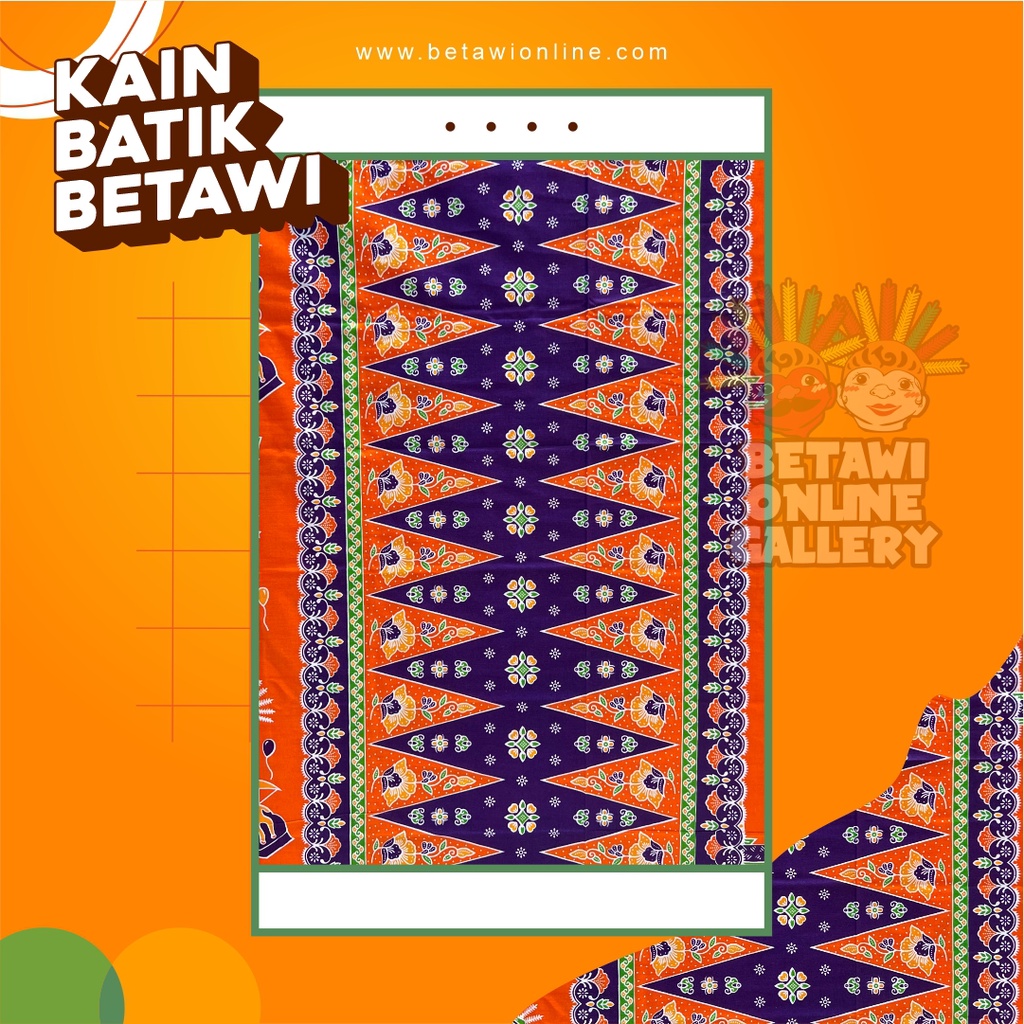 Kain Batik Betawi / Batik Betawi / Sarung Batik Betawi