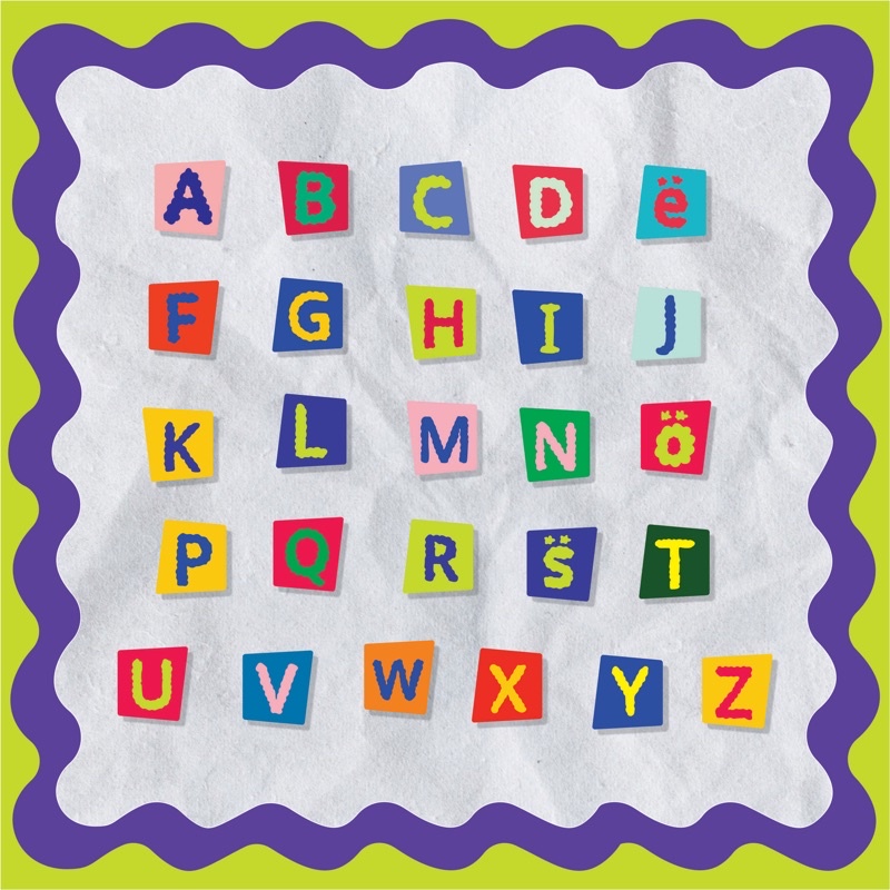 Alphabet Akrilik PIN by Yeele