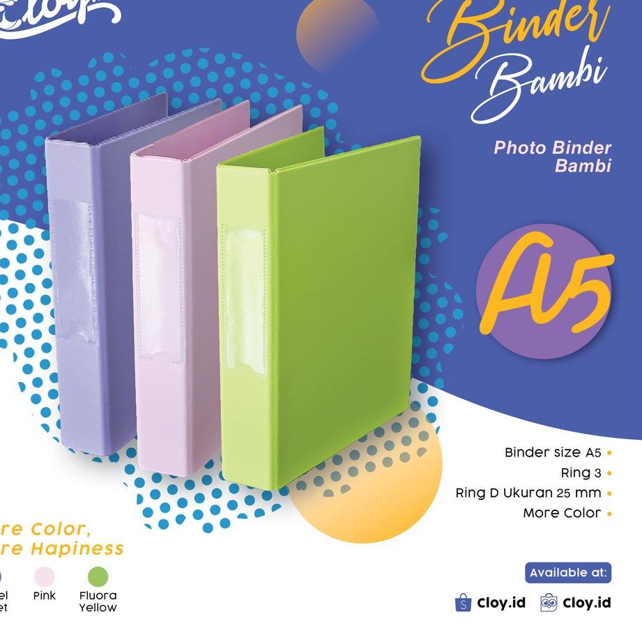 

[KODE PRODUK CHTNI3485] BINDER BAMBI A4 & A5