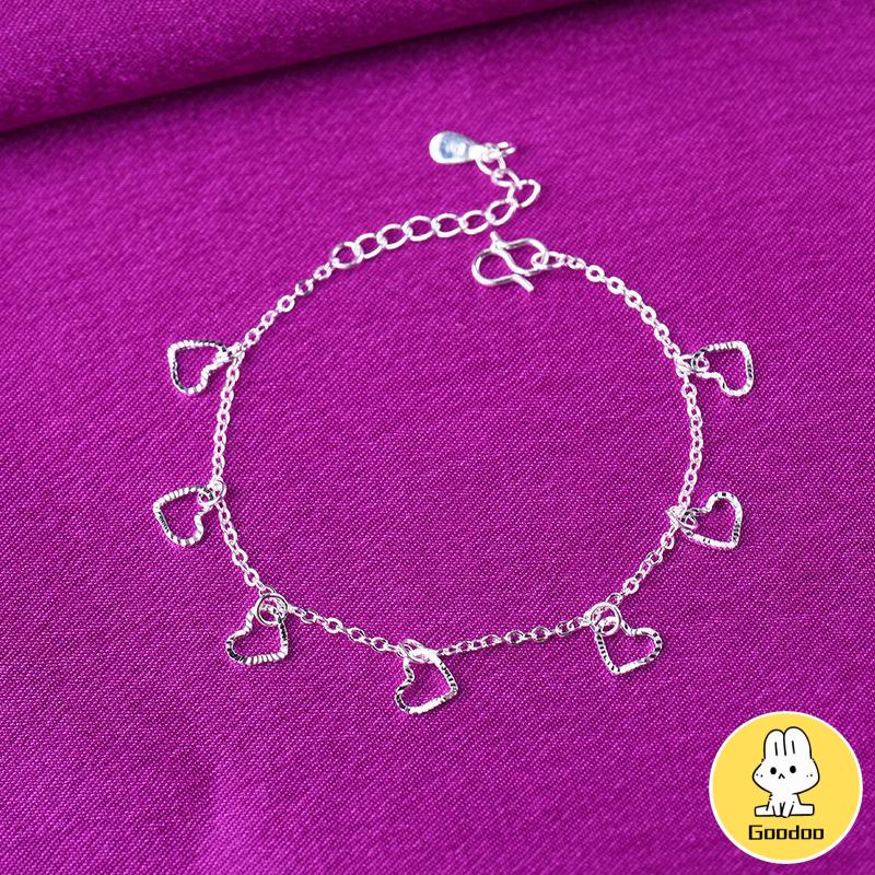 Gelang Rantai Bahan 925 Silver Untuk Wanita -Doo