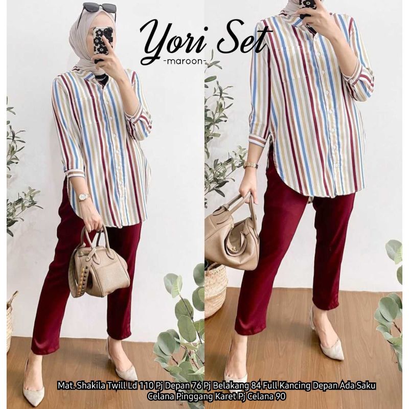 (BISA COD)ANIN/YORI SET BAJU WANITA TERBARU