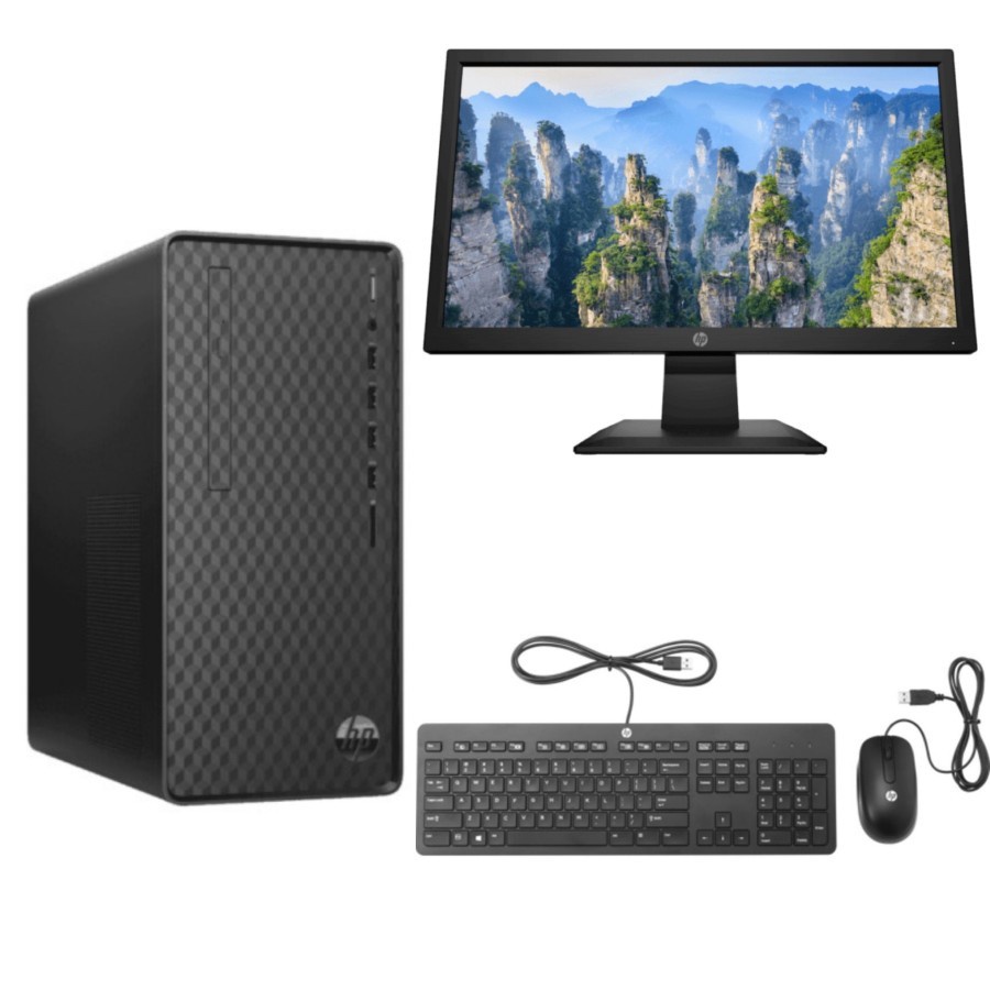 PC DESKTOP HP M01 F2019D Core I3 12100 8GB 512GB 19.5 WIN 11 OHS