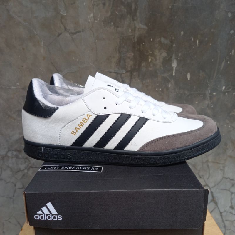 Adidas Samba OG Premium Black White Black Sudah Strubble Sepatu Sneakers Pria