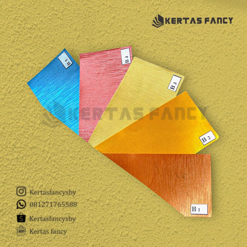 

Fancy Paper Motif KODE B1 - B5 Kertas Cover box / Cover Seserahan / Cover Hantaran / Undangan