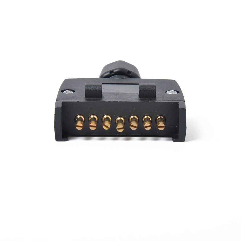 Preva Kabel Colokan Derek 12V 7pin Towing Electrics Connector Socket Towbar Heavy Duty