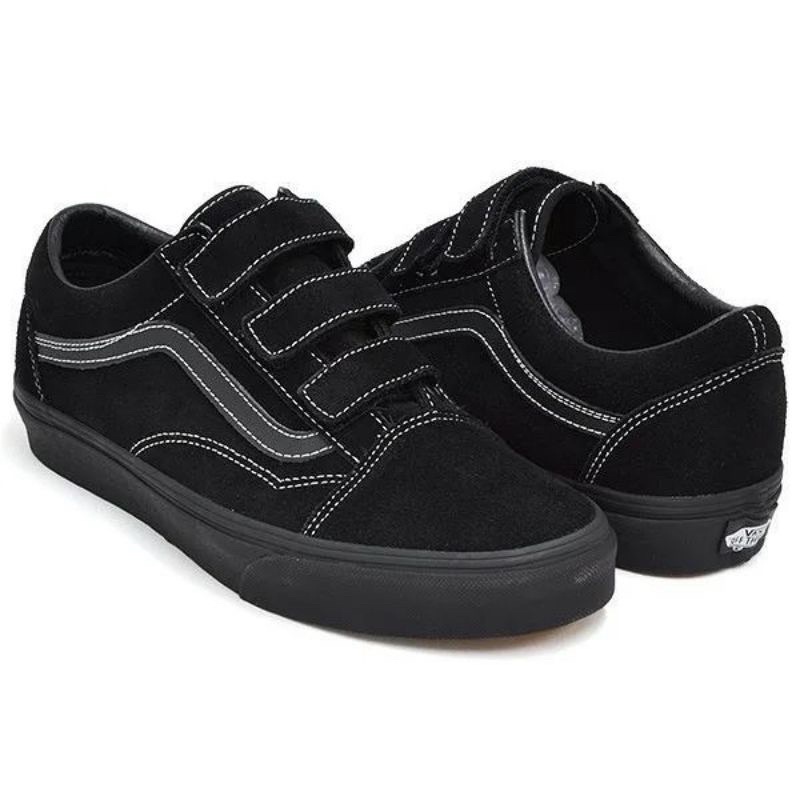 Vans Velcro Classic Black Black White Original