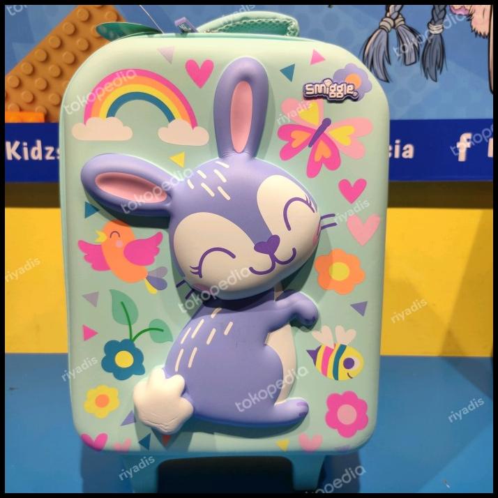 Smiggle - Bag Trolley Htop Junior Animalia Mint