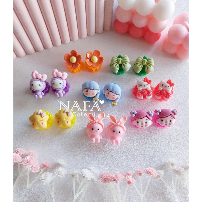 (10pcs) Mini jepit flower