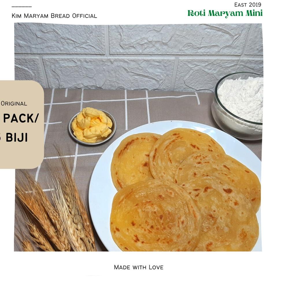 

TERBAIK Roti Maryam/Cane/Canai/Konde Kim Original 1 Pack isi 5 Pcs ✿ 864