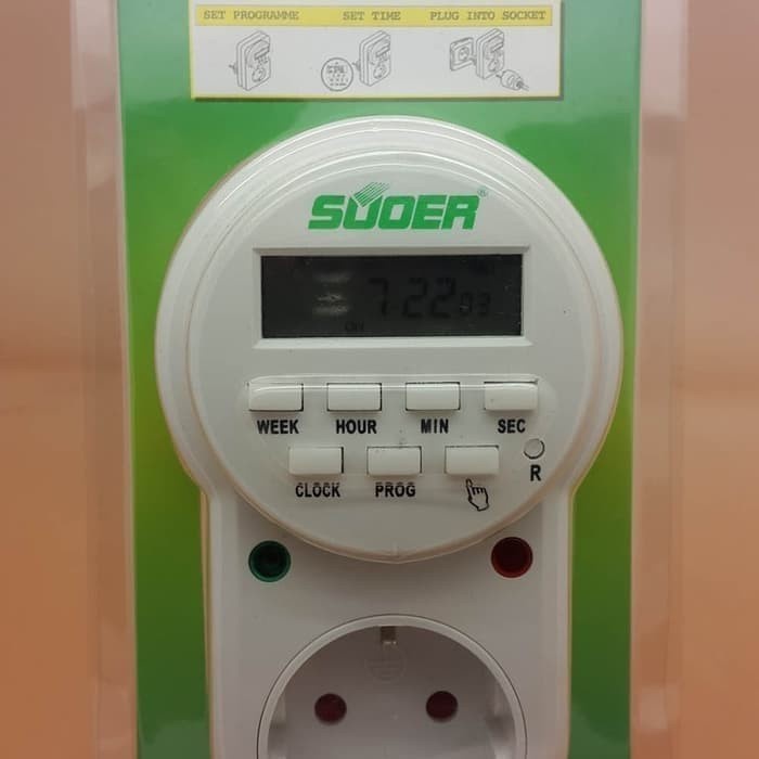 Dugital Timer Stop Kontak Programmable/Itimatis Souer SON-63A