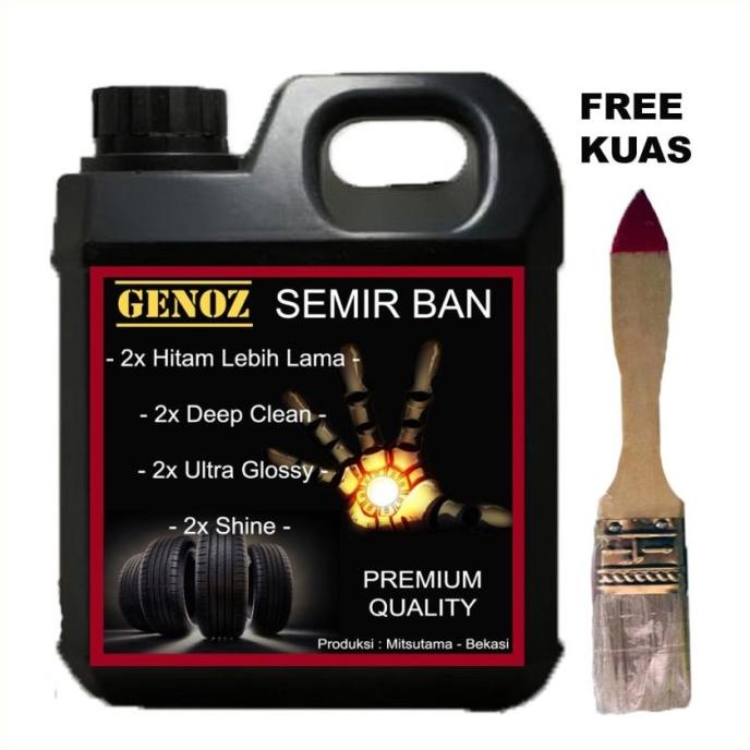 Genoz Semir Ban Premium 2X Lebih Kental Semir Ban Mobil Semir Ban Moto