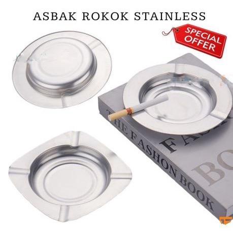 ASBAK ROKOK STAINLESS STEEL / ASBAK SENG BULAT TEMPAT ASBAK ROKOK / MANGKOK ASBAK ROKOK MURAH IMPORT