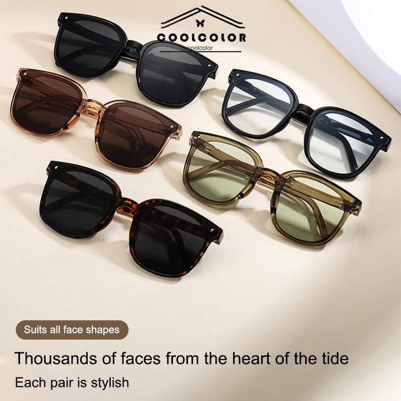 COD❤️Kacamata Hitam Korea Pelindung UV400 Kaca mata 2022 INS Murah Fashion Sunglasses Retro Eyeglasses Pria Wanita Import Ready Stock