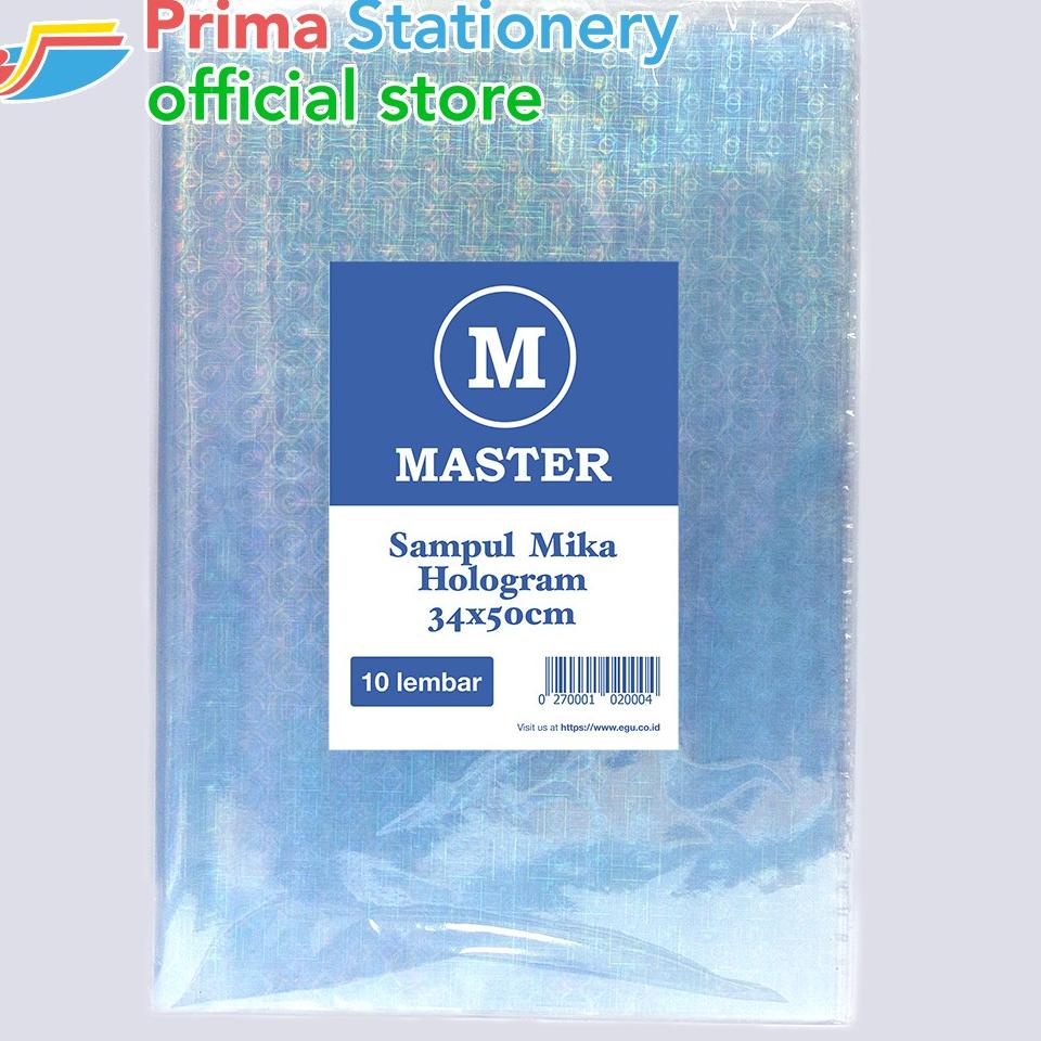 

(Q-A-W-㊚) Master Sampul Buku Mika Hologram 34x50cm - Plastik Book Cover top produk