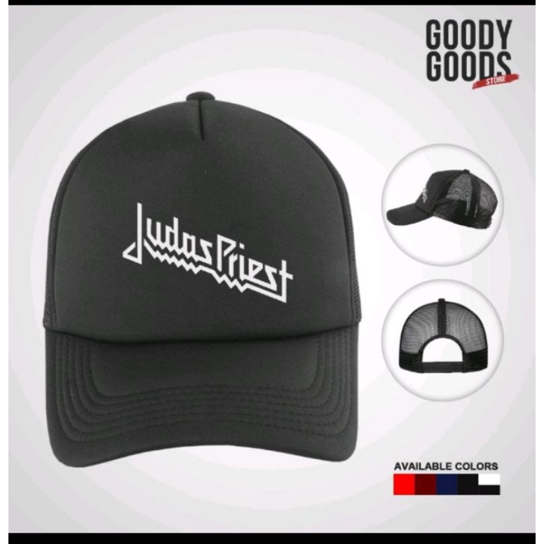 Topi Trucker Jaring Custom Premium Original BAND -METAL -JUDAS PRIEST