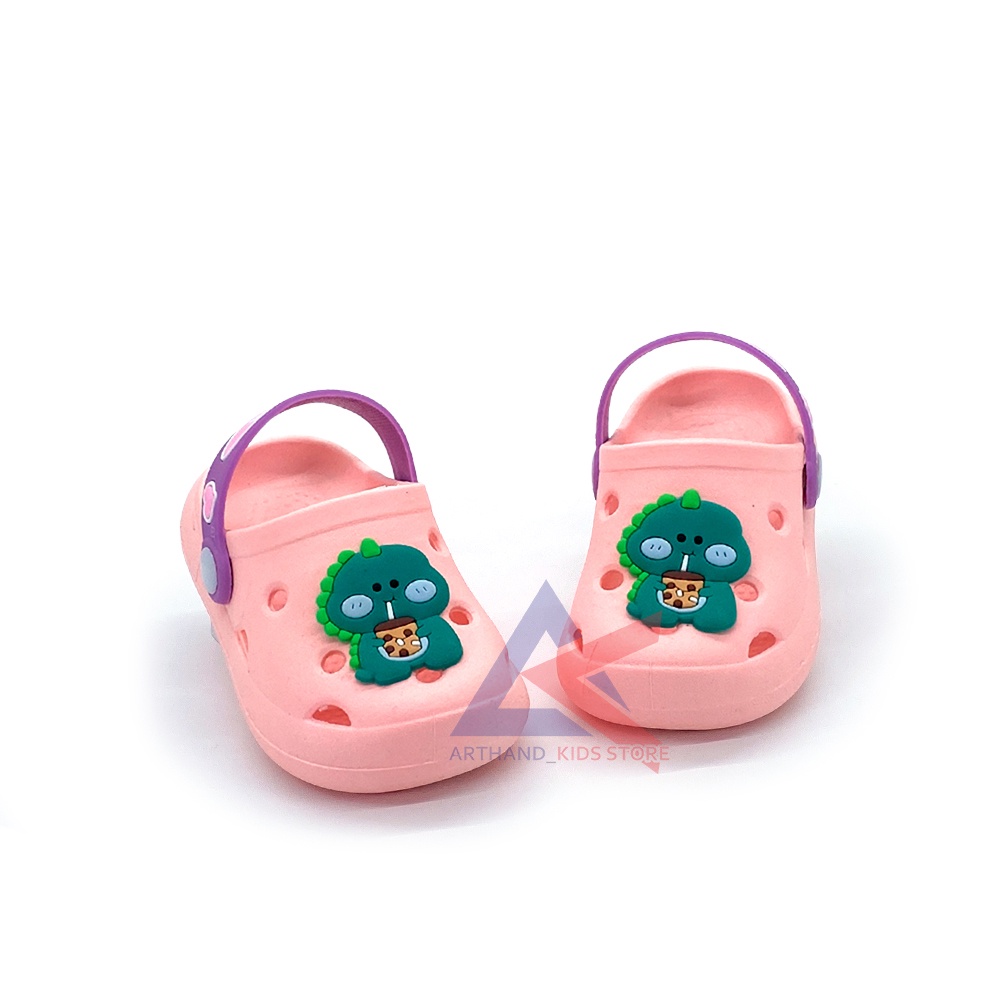 Sandal Baim Anak Perempuan baby kids Tali Belakang Karakter NEW DINO Arthand