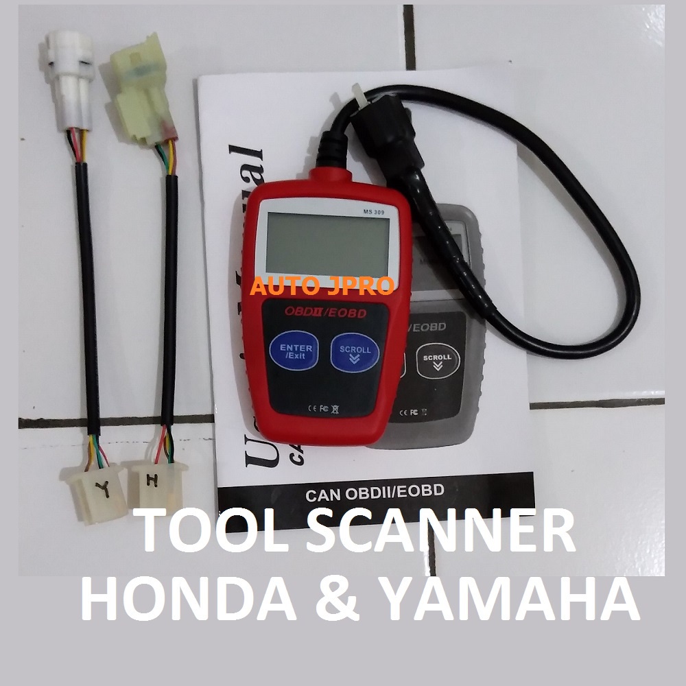 SCANER UNIVERSAL OBD2 HONDA SCANNER OBD 2 ALAT DIAGNOSTIG TOOL DIAKNOSA UNTUK SEPEDA MOTOR