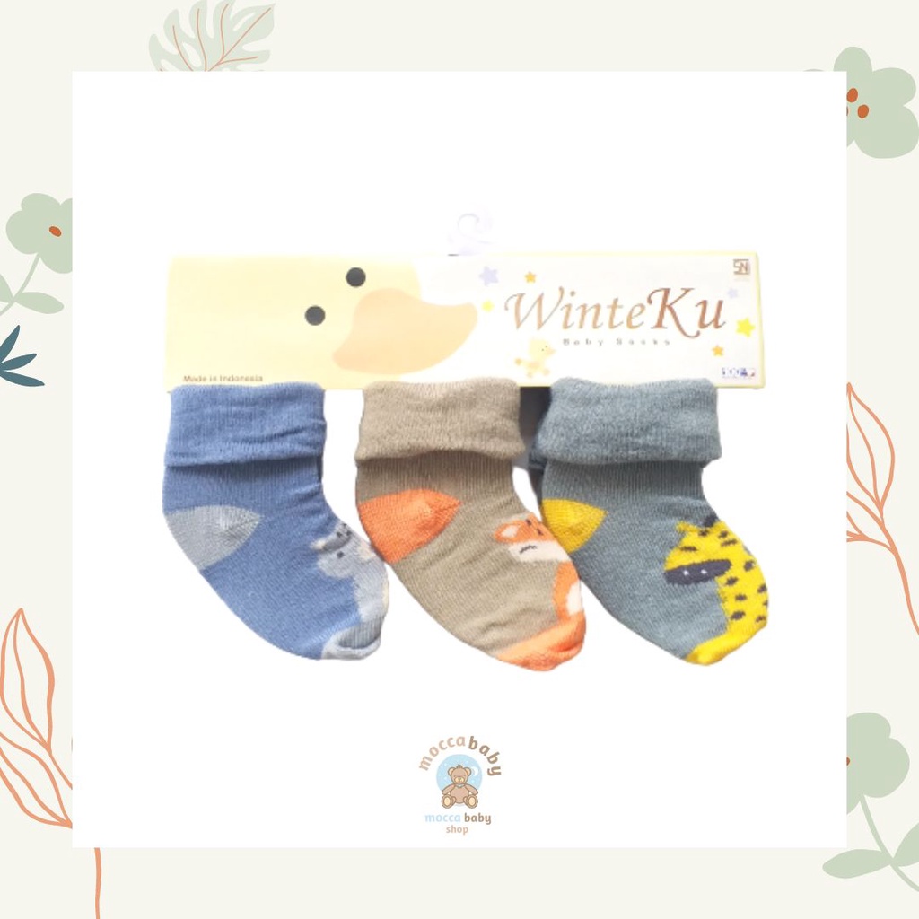 MBSS BISA PILIH MOTIF!!! WINTEKU Kaos Kaki Anak Bayi Non-slip Kaus Kaki Katun / Baby Socks P7