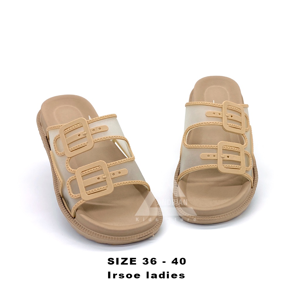 AKS -  Sandal Wanita Remaja Dewasa Selop Model Gesper Bandua Ukuran 36-40