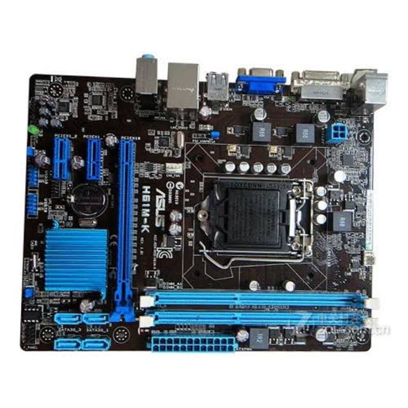 Jual Motherboard Asus H61M-K + Processor + Fan + Ram 8gb | Shopee Indonesia