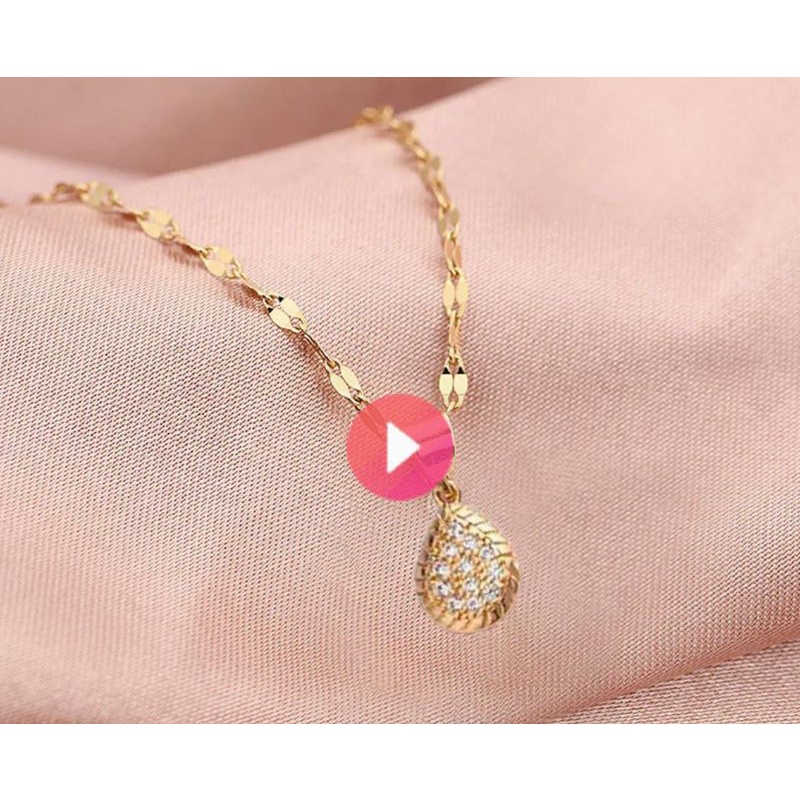 DHIOSHOPI❤️Kalung wanita titanium xuping kalung anti karat