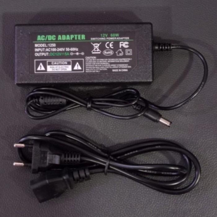 ADAPTOR 5A 12V ORIGINAL ADAPTOR 12V 5A MURNI ADAPTOR CCTV DVR 5A 12V