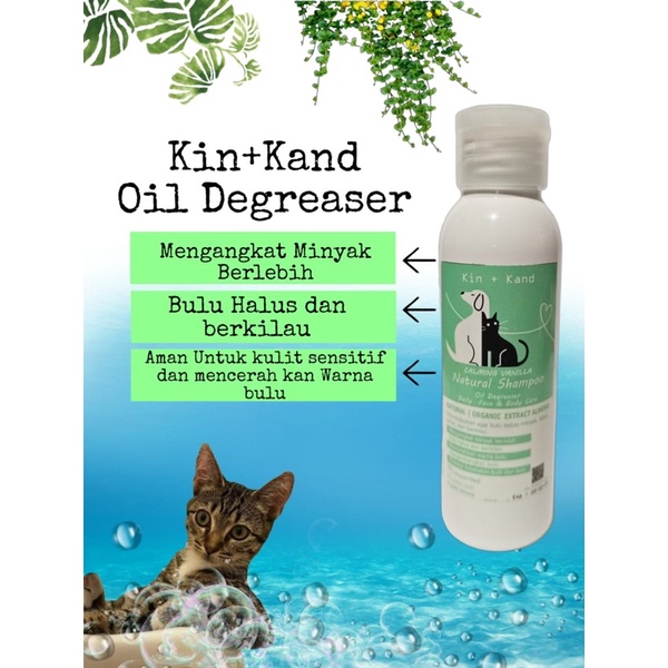 BARU 100ML! SHAMPO KUCING DEGREASER VANILA SHAMPO KUCING ANTI RONTOK