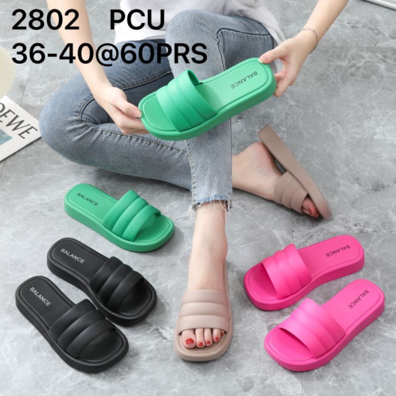 sandal balance 2802 sandal slop karet import wanita