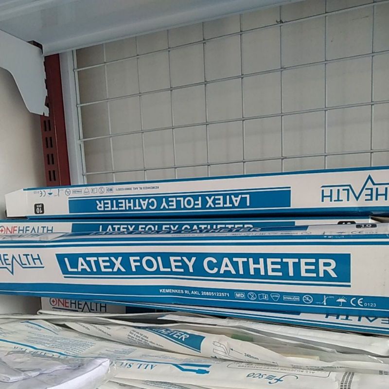 selang kateter latex foley catheter
