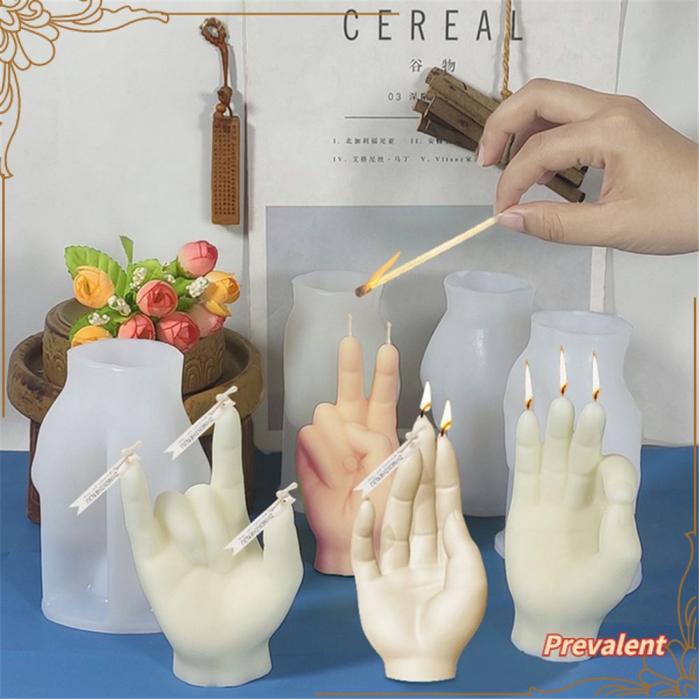 Cetakan Resin Epoksi Bentuk Gestur Tangan Untuk Lilin Aromaterapi