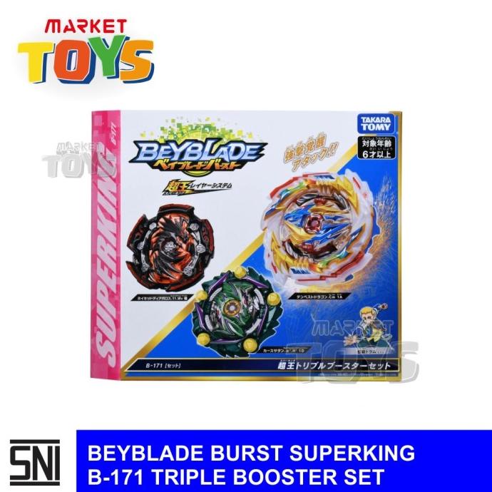 Jual Beyblade Burst Superking B-171 Triple Booster Set | Shopee Indonesia