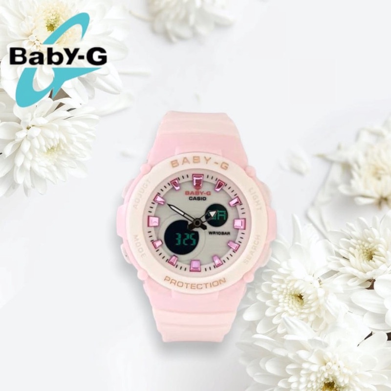 JAM TANGAN WATCH GSHOCK BABY-G BGA 270 STRAP KARET RUBBER FASHION WANITA