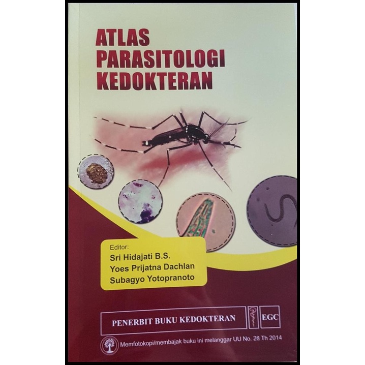 Bestt.Brand | [Original] Atlas Parasitologi Kedokteran - Sri Hidajati